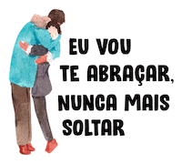 Saudade Hug Sticker