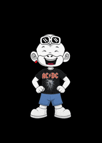 Rock 80S GIF by Zhot Shop