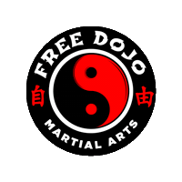 deportefree martial arts kickboxing kick boxing free dojo Sticker