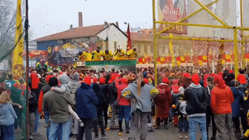 Crowds Gather for 'Battle of Oranges' in Italian Town's Tradition