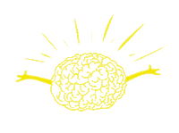 Happy Idea Sticker by Moon Jelly Agency