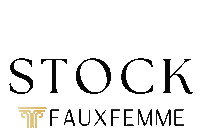fauxfemme branded ready stock readystock fauxfemme Sticker