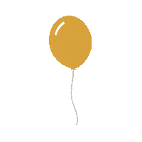 Baby-kidsvilla ballon baby-kidsvilla ballon oker ballon bewegend Sticker