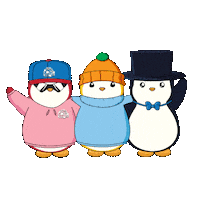 Best Friends Dancing Sticker by Pudgy Penguins