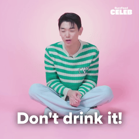 Don't drink it!