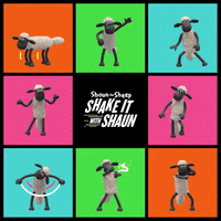shaun the sheep dancing GIF by Aardman Animations