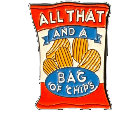 pinnedpins giphygifmaker snack bag all Sticker