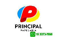 principalpapelaria instagram facebook whatsapp papelaria Sticker