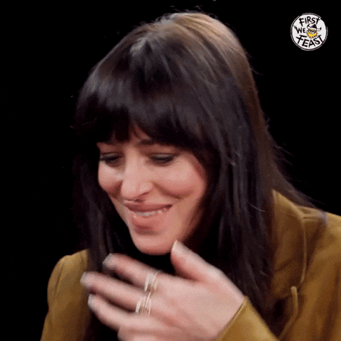 Dakota Johnson Hot Ones GIF by First We Feast