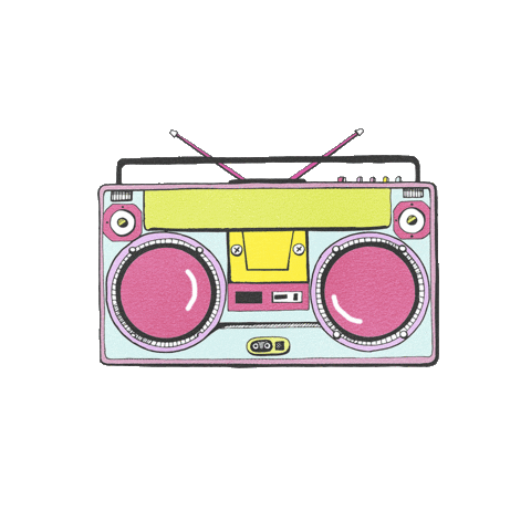 Dance Radio Sticker by Nita Cosmetics
