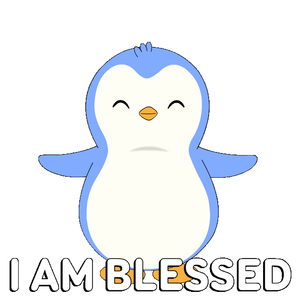 Happy Feel Good Sticker by Pudgy Penguins