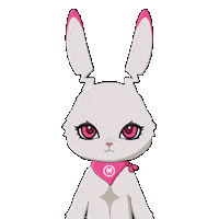 Bunny Yes Sticker by Fluffey