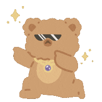 Dance Bear Sticker