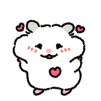 Hamster Love Sticker