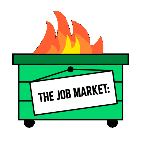Fire Hiring Sticker by Jessica Lau