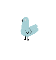 emilyycheungg blue animal bird creature Sticker