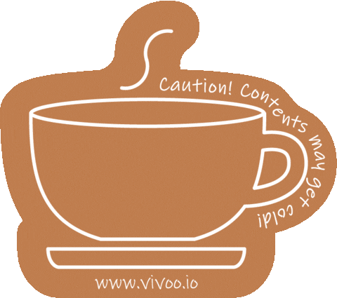 Coffee Water Sticker by Vivoo