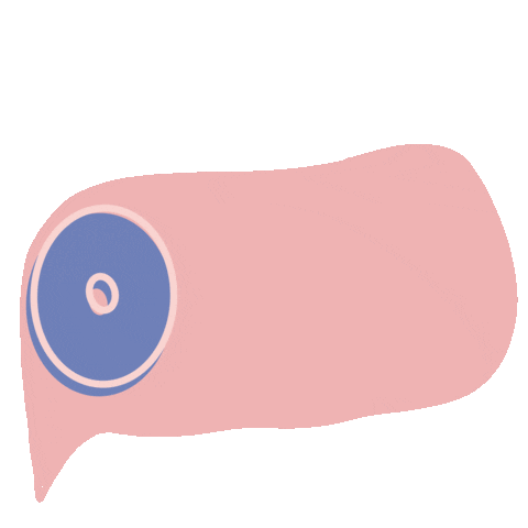 Happy Pink Sticker by Niyu studio - Milan