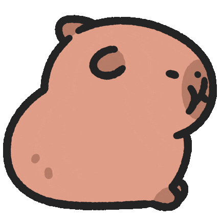 Angry Capybara Sticker