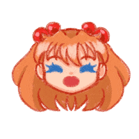 shuninya anime manga chibi evangelion Sticker