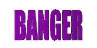 Banger Sticker by Sportsbanger