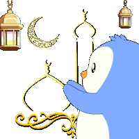 Pray Eid Al Fitr Sticker by Pudgy Penguins