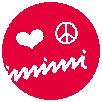 Peace Love Sticker by bkgrafikdesign