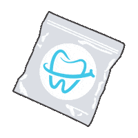 White Teeth Sticker by Teeth Too Fresh