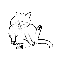 otanicat cat cats otanicat Sticker