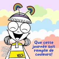 French Bonjour GIF