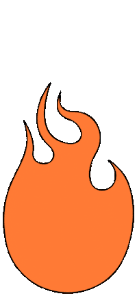 macadam_app fire energy llama streak Sticker
