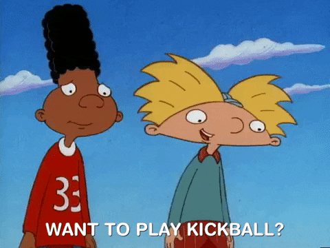 Nicksplat Kickball GIF by Hey Arnold