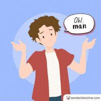 Disappointed Oh Boy GIF by sendwishonline.com