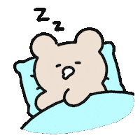 Tired Sleep Sticker