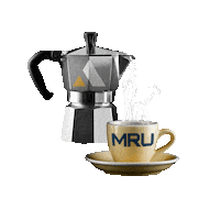 Good Morning Coffee Sticker by Miami Regional University