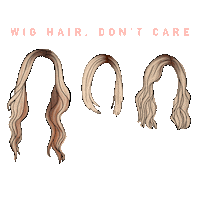 Sassy Wig Sticker by Dani Austin