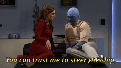 natalie portman you can trust me to steer the ship GIF by Saturday Night Live