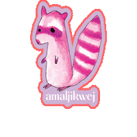 Raccoon Lnu Sticker