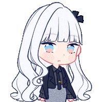 clairelle anime girl what shocked Sticker