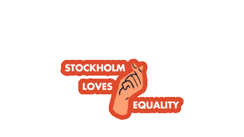 Pride Equality Sticker by VisitStockholm