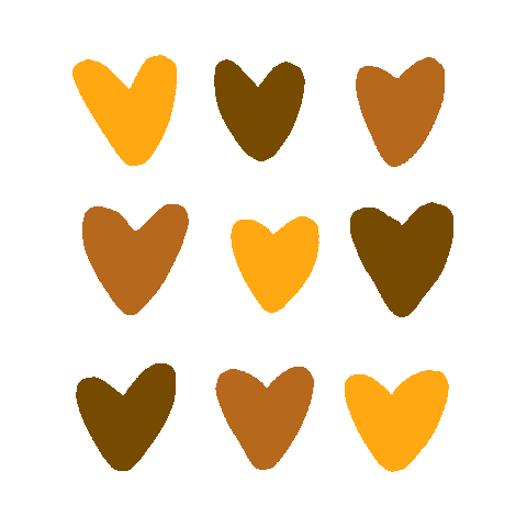 In Love Hearts Sticker