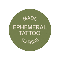 Tattoos Fading Sticker by Ephemeral Tattoo