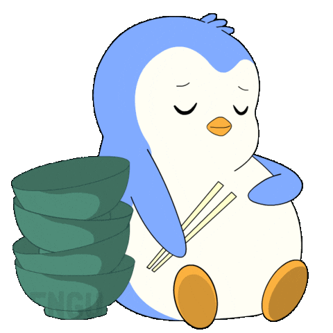Sleepy Penguin Sticker by Pudgy Penguins