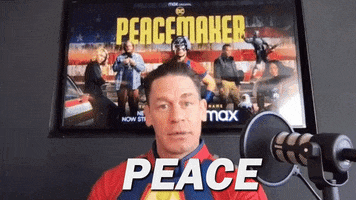 John Cena Peace GIF by Rooster Teeth