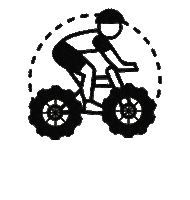 Man Bike Sticker by Lordgun