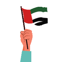 Flag Day Uae Sticker by Emirates Islamic