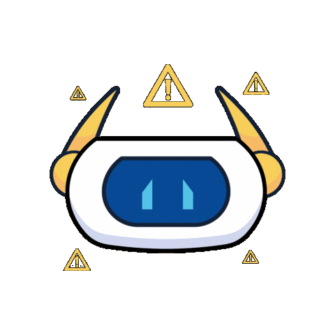 RedConectaIFS robot error alert alerta Sticker