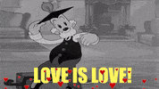 Love Is Love Hearts GIF by Fleischer Studios