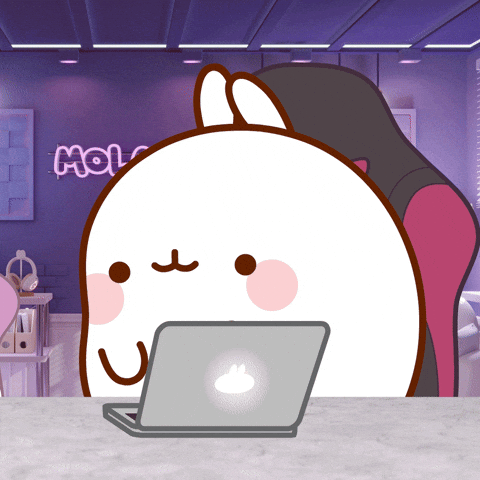Shocked Freak Out GIF by Molang
