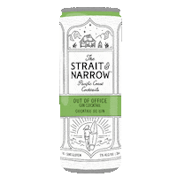 Out Of Office Cheers Sticker by The Strait & Narrow